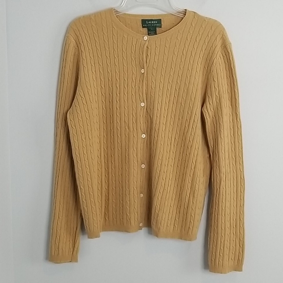 Ralph Lauren Sweaters - Ralph Lauren wool cashmere cardigan L